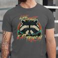 Retro Raccoon T-Shirt – Unisex | Fun Trash Panda Slogan Tee