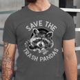 Save The Trash Pandas Raccoon Animal Lover Unisex Jersey T-Shirt