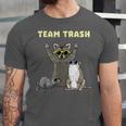 Unisex Short Sleeve Jersey T-Shirt - Team Trash Opossum & Raccoon Theme
