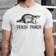Raccoon Animal Print Unisex T-Shirt - Modern Grey, All Seasons