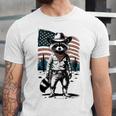 Raccoon Cowboy Unisex T-Shirt | Vintage Western Country Style