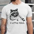 Raccoon & Moon Graphic Unisex Jersey T-Shirt | Cute Animal Design