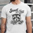 Raccoon Sarcastic T-Shirt - Sweet Yet Tough Unisex Jersey Tee