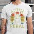 Retro Raccoon Graphic Unisex Jersey T-Shirt - Fun for All Ages