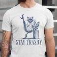 Stay Trashy Raccoon Halloween Unisex T-Shirt - Fun & Quirky Tee