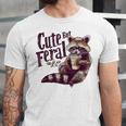 Vintage Raccoon Loves Coffee T-Shirt - Unisex & Playful Flair