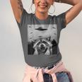 Alien UFO Raccoon Unisex Jersey T-Shirt - Fun for All Ages