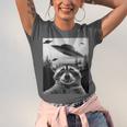 Alien UFO Raccoon Unisex T-Shirt - Unique Sci-Fi Top