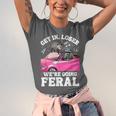 Get In Loser We’Re Going Feral Raccoon Opossum Meme Unisex Jersey T-Shirt