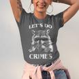 Raccoon Trash Racoon Let's Do Crimes Cute Animals Men Unisex Jersey T-Shirt