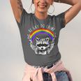 Raccoon Unisex T-Shirt - Fun LGBTQ Pride Rainbow Tee