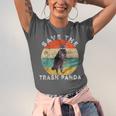 Save The Trash Panda Unisex T-Shirt - Retro Sunset Raccoon Design
