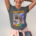 Tummy Ache Survivor Raccoon Unisex Tee - Comfort & Fun