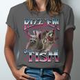 Autism Awareness Raccoon Unisex T-Shirt - Quirky & Inclusive