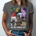 Feral Era Raccoon Unisex T-Shirt - Quirky Meme Style