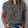 Raccoon 3 Racoons Howling At Moon Weird Cursed Unisex Jersey T-Shirt