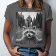 Raccoon & Bigfoot Selfie Unisex T-Shirt | Fun Graphic Tee