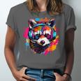 Raccoon Headphones T-Shirt - Unisex Vintage Retro Style
