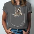 Raccoon Pocket Unisex T-Shirt - Quirky Design | Casual Wear
