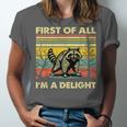 Retro Angry Raccoon Unisex T-Shirt – Funny Animal Design Delight