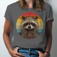 Retro Raccoon Sunset Unisex T-Shirt - Vintage Appeal for Nature Lovers