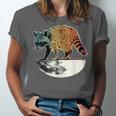 Retro Trashpanda On The Half Moon Vintage Raccoon Unisex Jersey T-Shirt