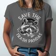 Save The Trash Pandas Raccoon Animal Lover Unisex Jersey T-Shirt