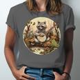 Vintage Cottagecore Aesthetic Raccoon Banjo Unisex T-Shirt