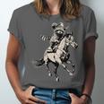 Vintage Racoon Cowboy T-Shirt - 90s Retro Western Unisex Jersey