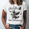 Nonsense Raccoon Unisex T-Shirt | Trendy Grey Small Cotton Blend