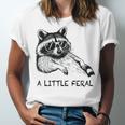 Raccoon & Moon Graphic Unisex Jersey T-Shirt | Cute Animal Design