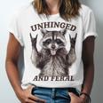 Raccoon Retro T-Shirt - Summer Unisex Feral Design