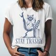 Stay Trashy Raccoon Halloween Unisex T-Shirt - Fun & Quirky Tee