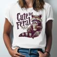 Vintage Raccoon Loves Coffee T-Shirt - Unisex & Playful Flair