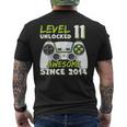 11 Year Old Bday Decorations Son Boy 11Yr 2014 11Th Birthday Men's T-shirt Back Print