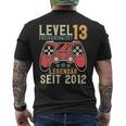 13Th Birthdayideo Gamer Level 13 Unlockedintage T-Shirt mit Rückendruck