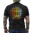 18 Cumpleaños 2007 18 Años Chica Chicointage 2007 Camiseta Hombre Estampado Espalda