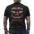 18 Jahre Jung & Wild Zum Perfektion Matured 18Th Birthday T-Shirt mit Rückendruck