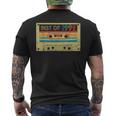 28Th Birthdayintage Best Of 1992 Retro Cassette Tape T-Shirt mit Rückendruck