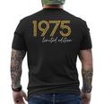 46Th Birthday Ladies 46 Yearsintage 1975 T-Shirt mit Rückendruck