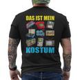 80S Retro Party Fancy Dress Cassette I Love The 90S T-Shirt mit Rückendruck
