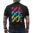 For 90S In Fan 90S Music Party T-Shirt mit Rückendruck