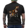 African Painted Dogs African Wild Dog Lovers Animal Men's Back Print T-Shirt