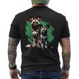 African Painted Wild Dogs Puppy Wild Dog Lovers Men's Back Print T-Shirt