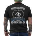 Algunos Abuelos Jugar Bingo Real Grandpas Jugar Boxeo Camiseta Hombre Estampado Espalda