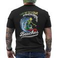 Alien Surf Quote Take Me To Your Beaches Men's Back Print T-Shirt