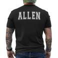 Allen Tx Texas Usaintage Sportarsity Style T-shirt imprimé au dos