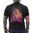 Alpha Male Lustige Kätzchen Meme Cute Cat Humorous T-Shirt mit Rückendruck