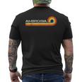 Ambrosia Retro Stripes Musician Vintage Men's T-shirt Back Print