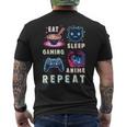 Anime Graphic Kawaii Japanese Anime Men's T-shirt Back Print